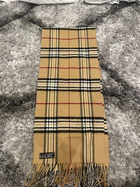 burberry scarf logo fake|burberry look alike wool scarf.